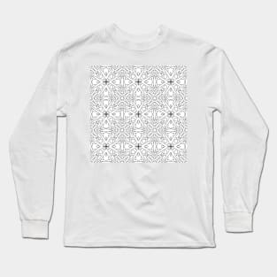 Repeating pattern of lines and swirls Long Sleeve T-Shirt